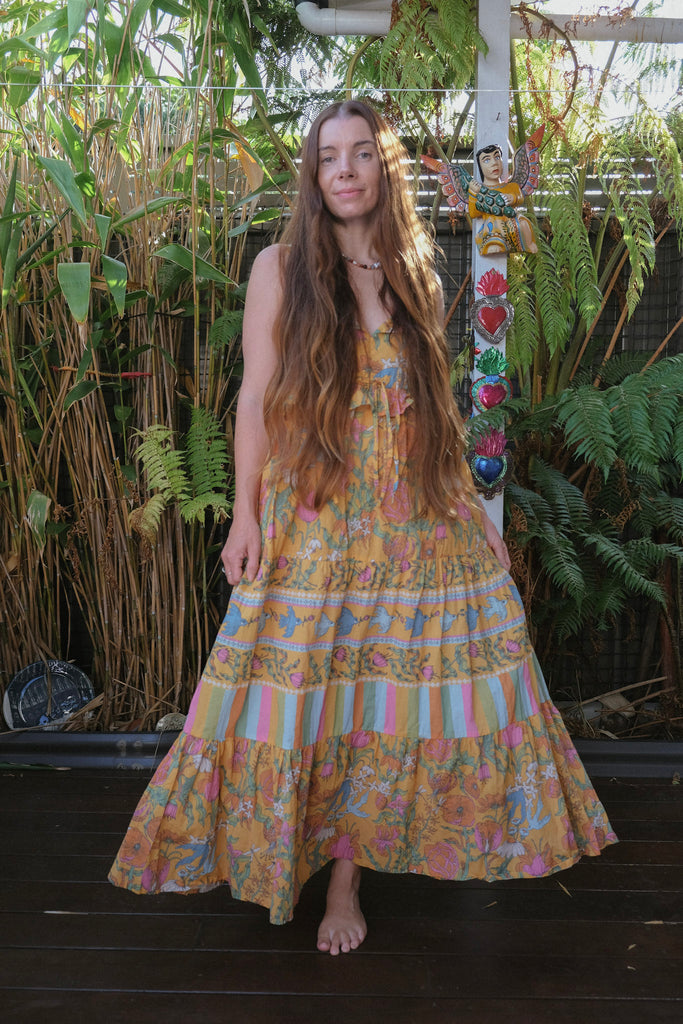 Sunny Yellow - Witch's Garden - Maxi Dress