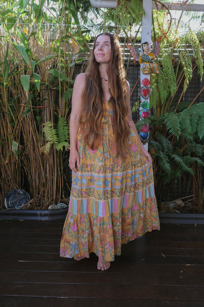 Sunny Yellow - Witch's Garden - Maxi Dress