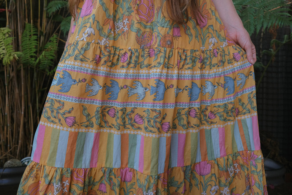 Sunny Yellow - Witch's Garden - Maxi Dress