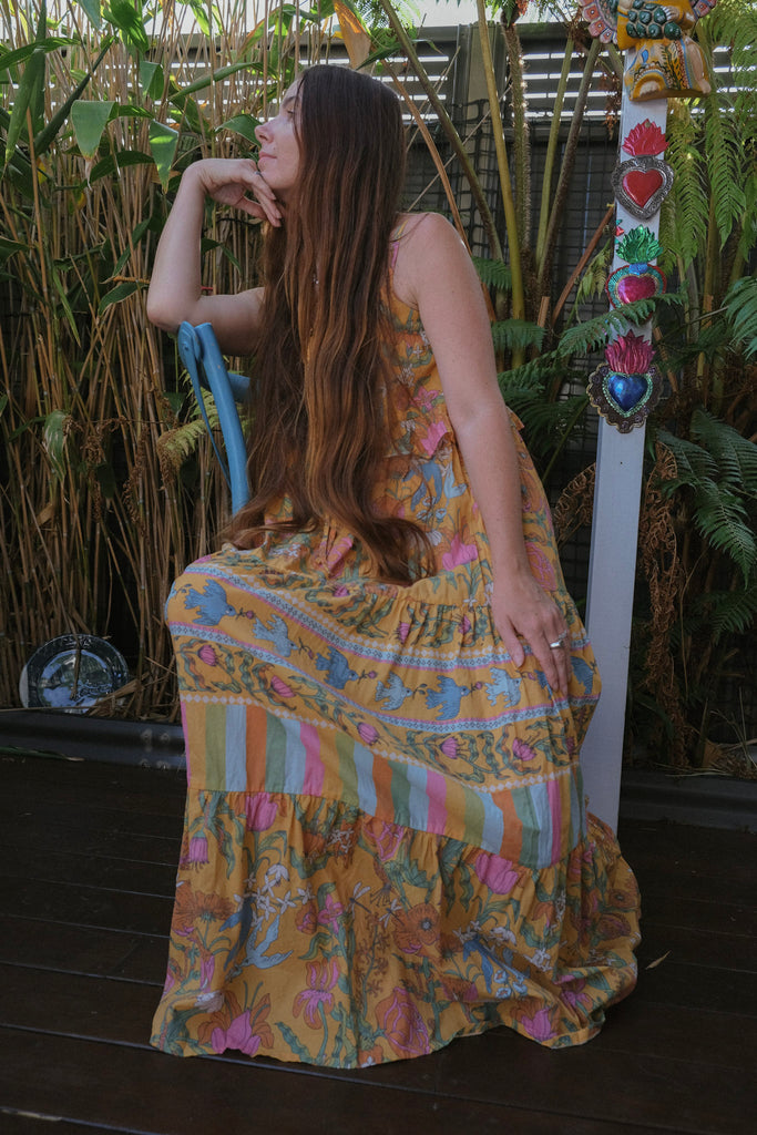 Sunny Yellow - Witch's Garden - Maxi Dress