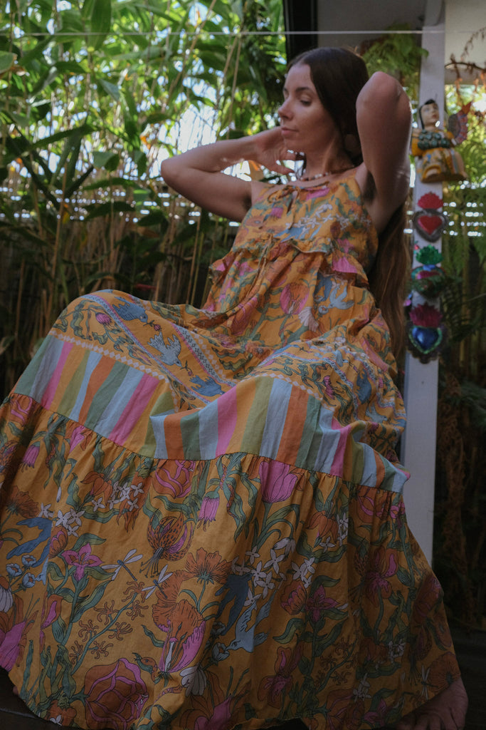 Sunny Yellow - Witch's Garden - Maxi Dress