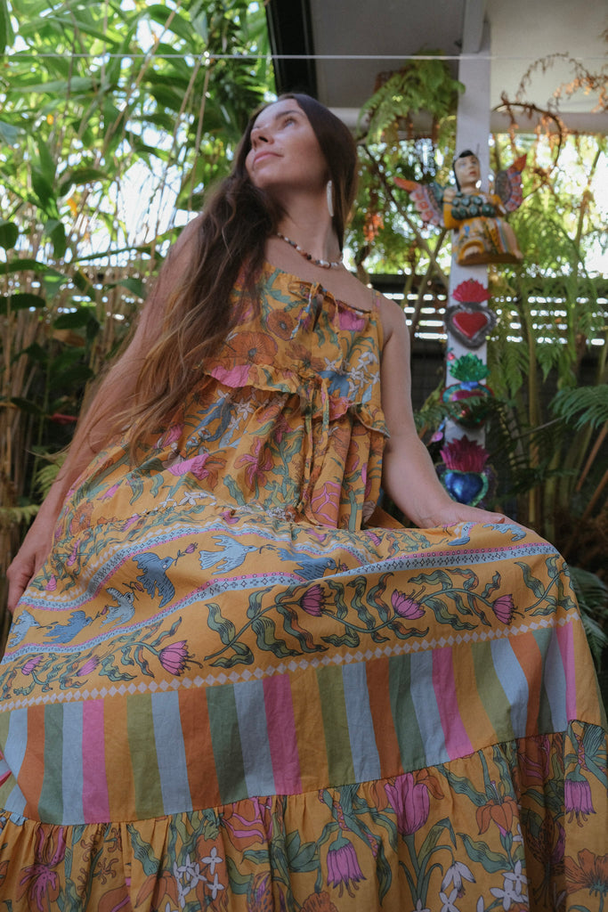 Sunny Yellow - Witch's Garden - Maxi Dress