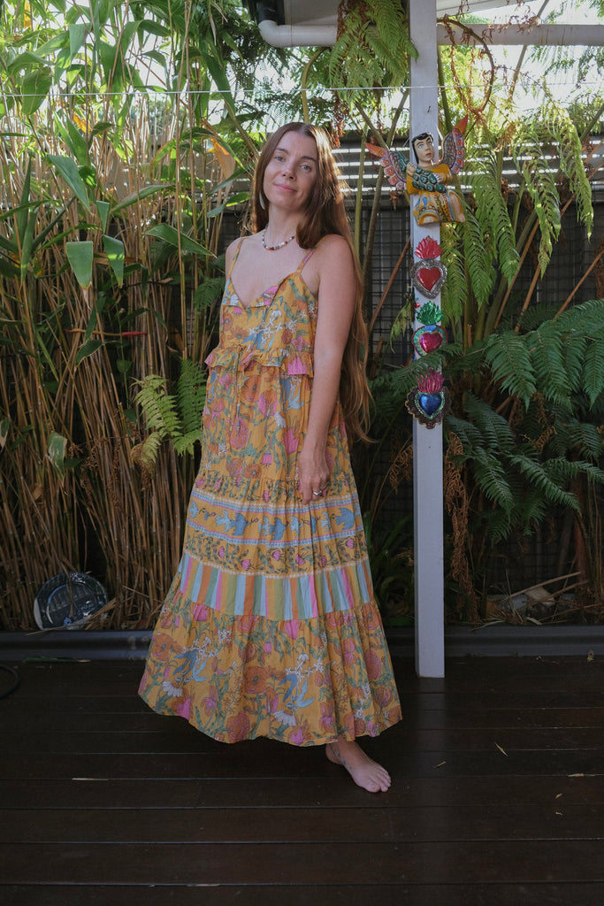 Sunny Yellow - Witch's Garden - Maxi Dress