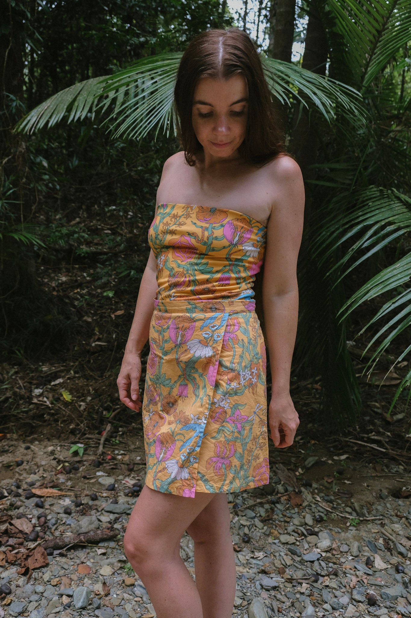Tube Top - Witch's Garden - Sunny Yellow