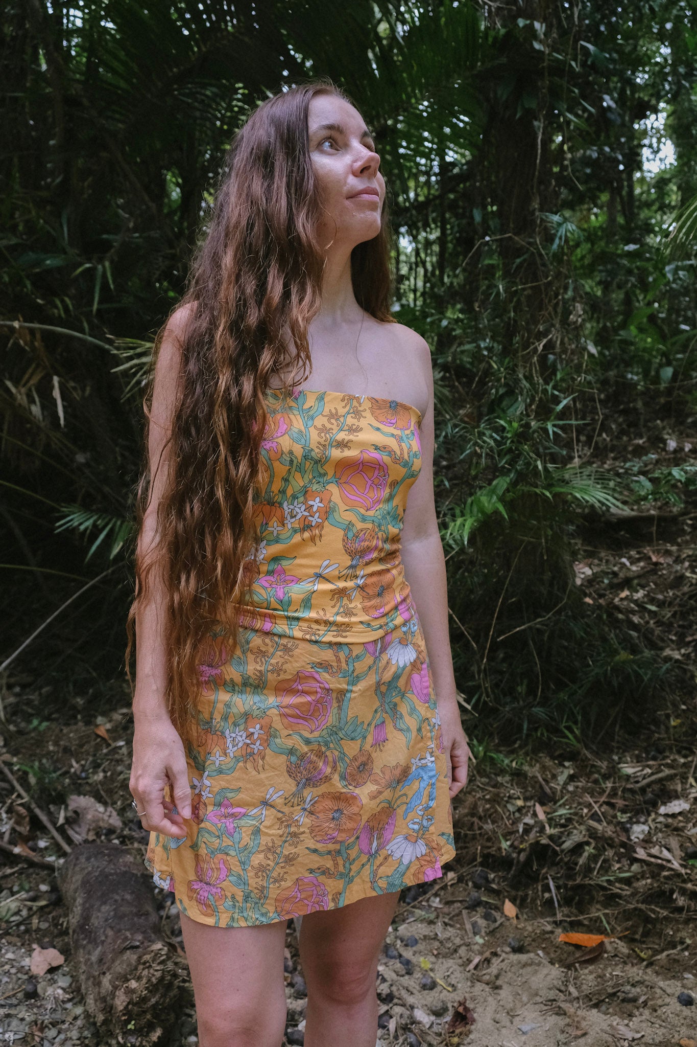 Tube Top - Witch's Garden - Sunny Yellow