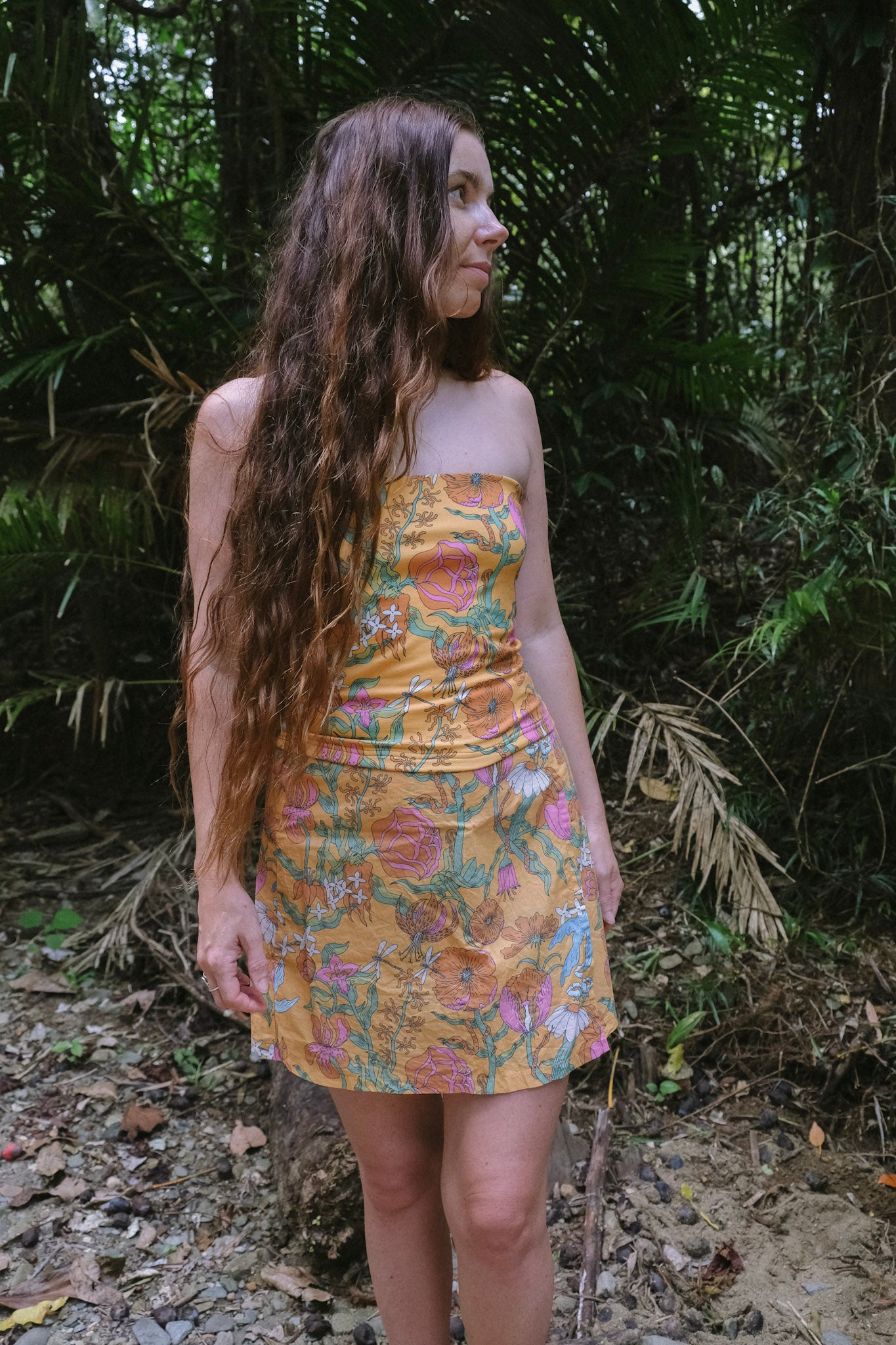 Tube Top - Witch's Garden - Sunny Yellow