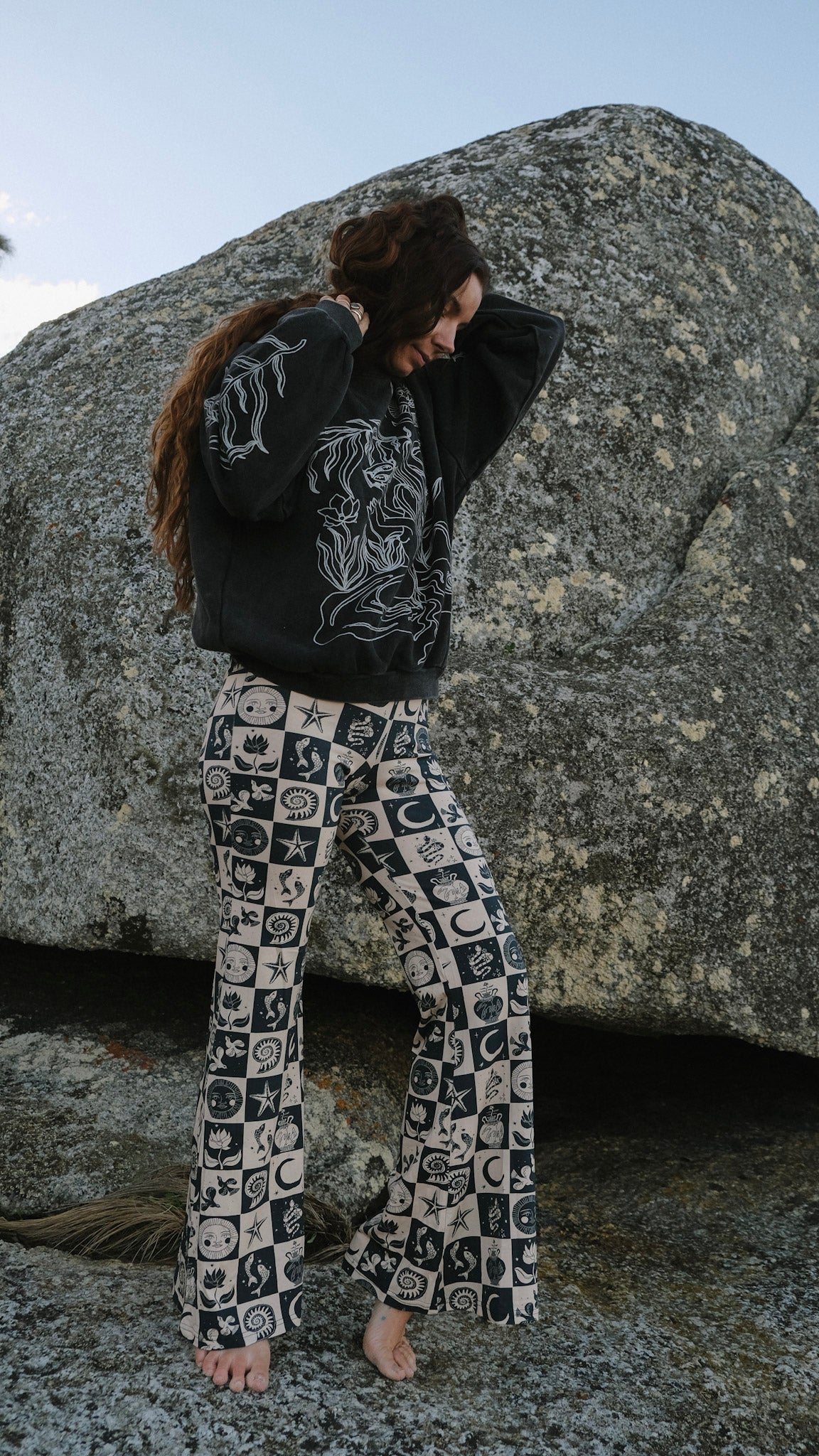 Water Bearer Jumper - Black Stonewash