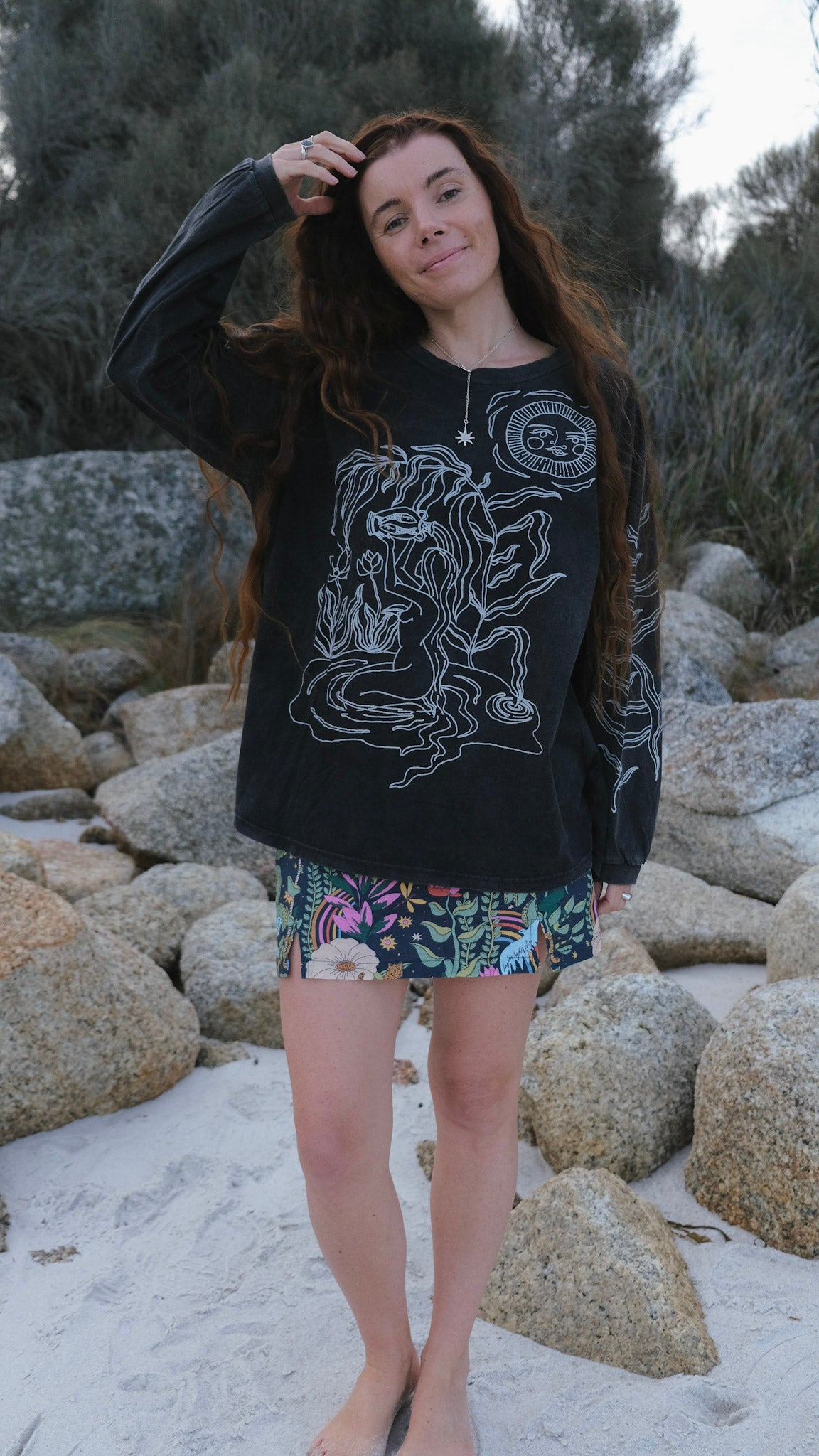 Night Jungle Mini Skirt