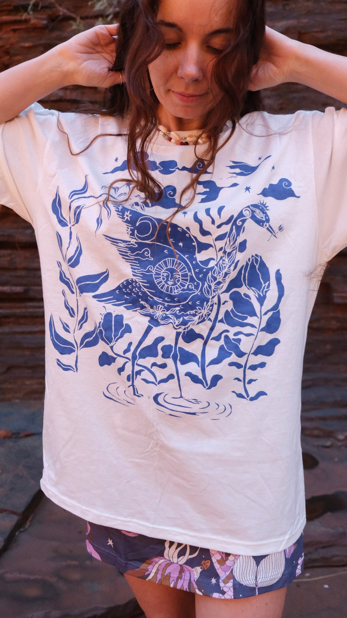 The Crane T-shirt - Natural White