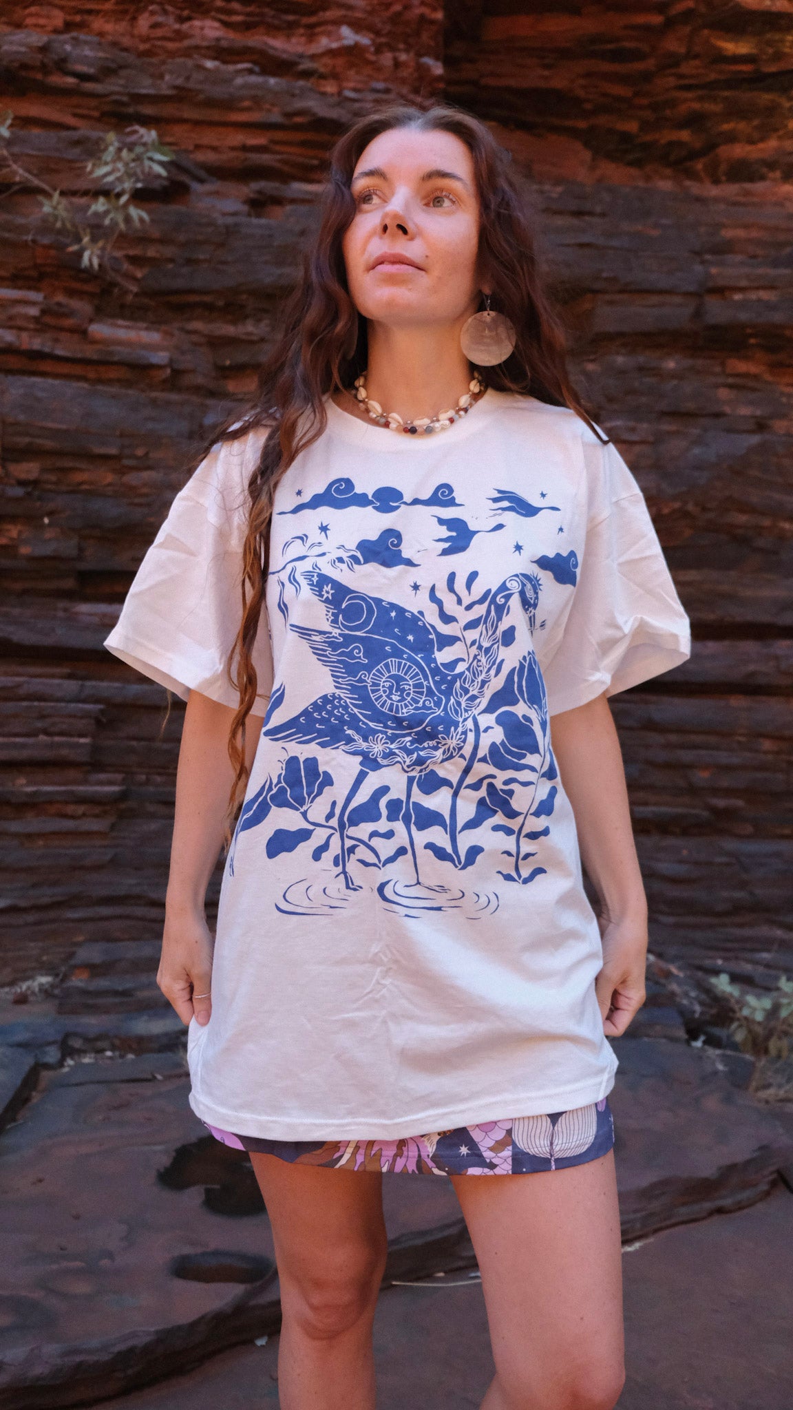 The Crane T-shirt - Natural White