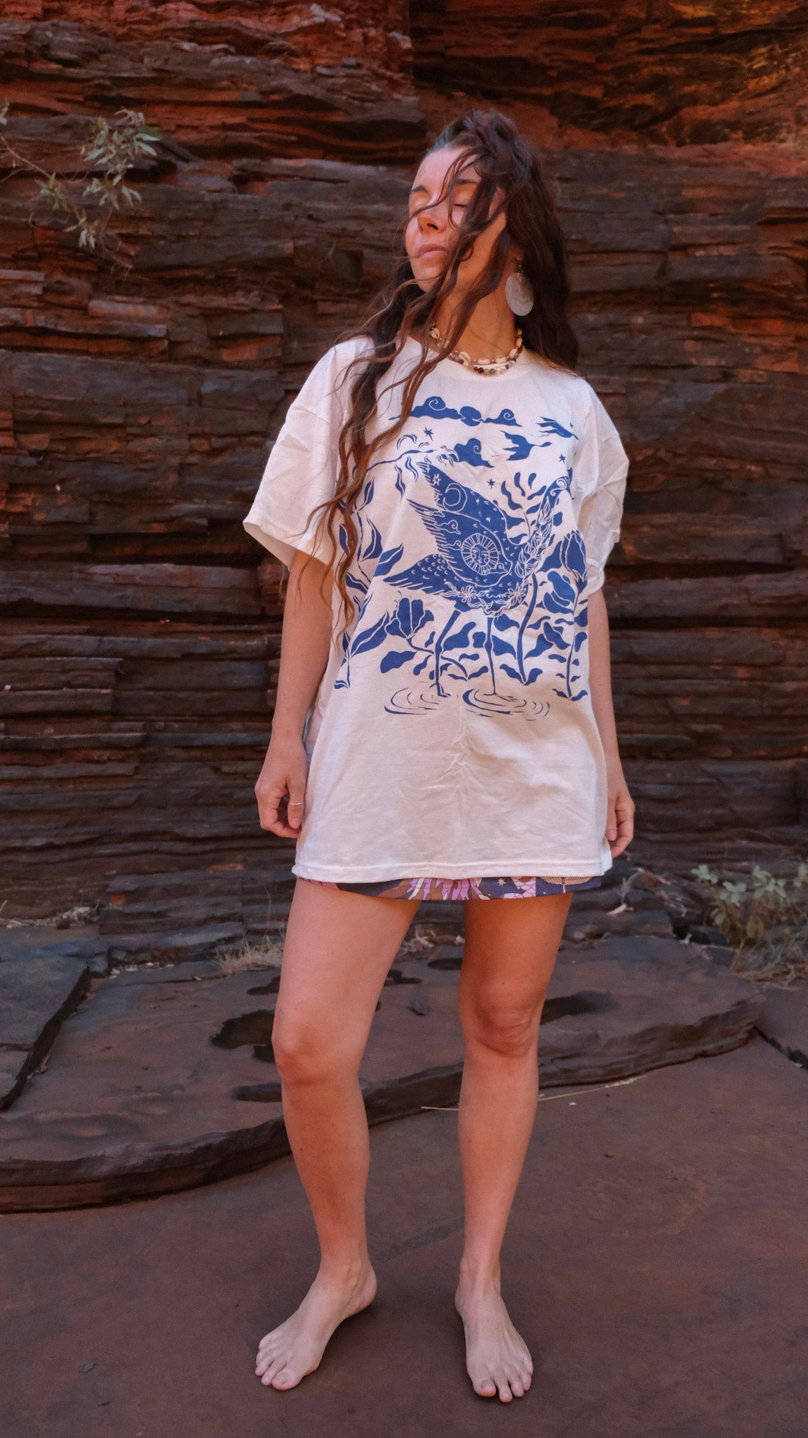 The Crane T-shirt - Natural White