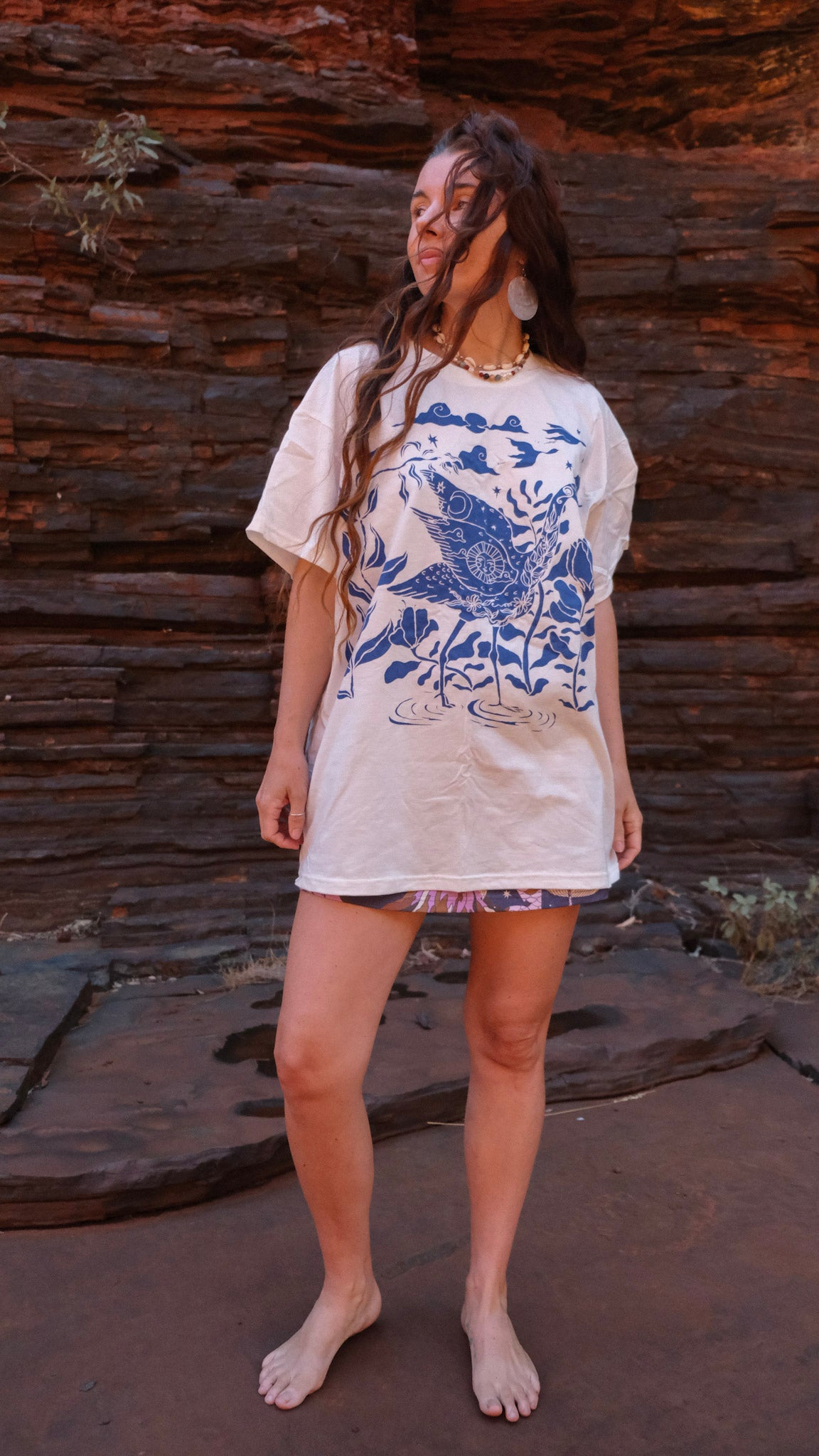 The Crane T-shirt - Natural White
