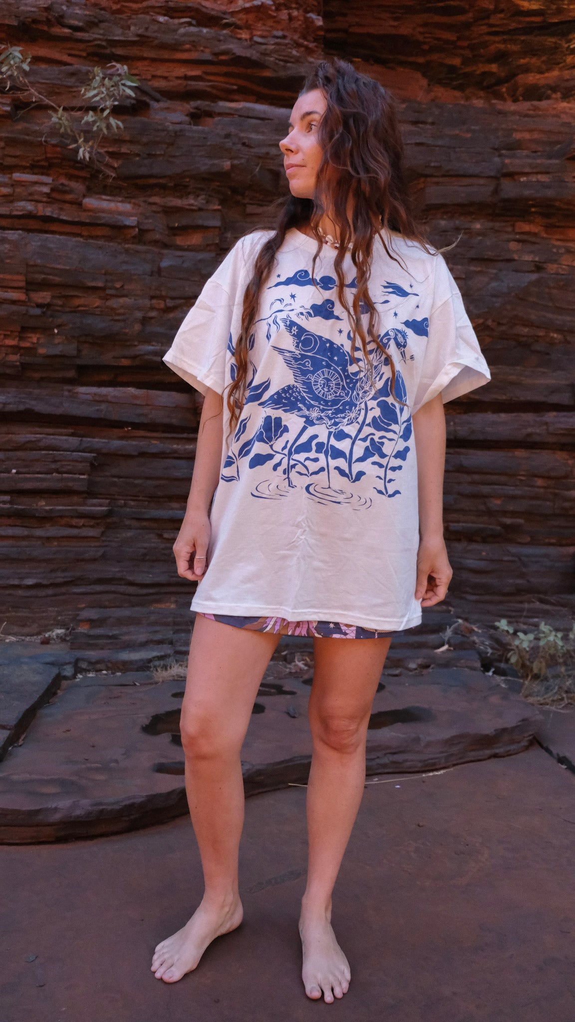 The Crane T-shirt - Natural White