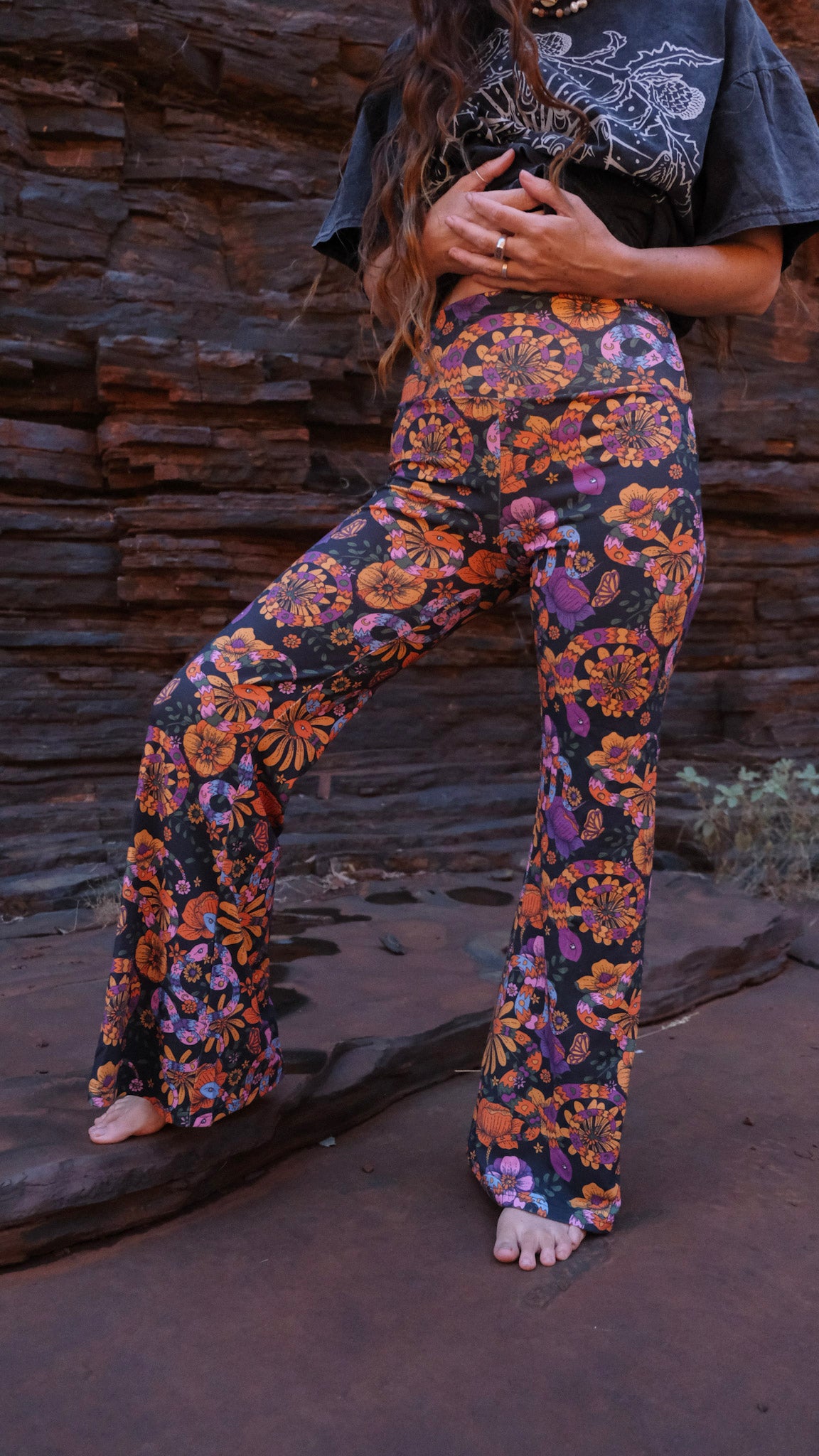 Long Flares - Snakes and Blooms - Black