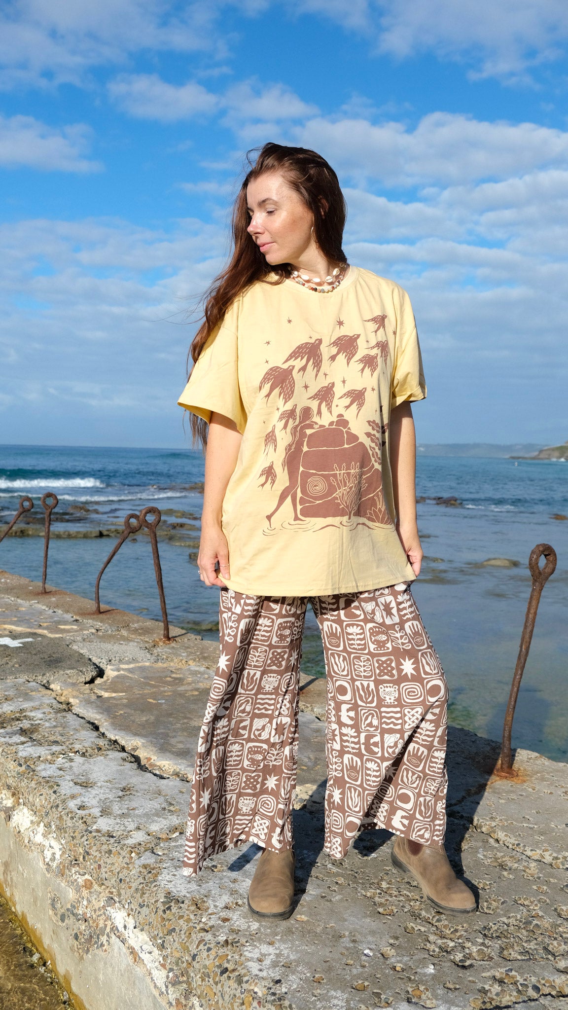 Pilbara Oversized T-shirt - Caramel