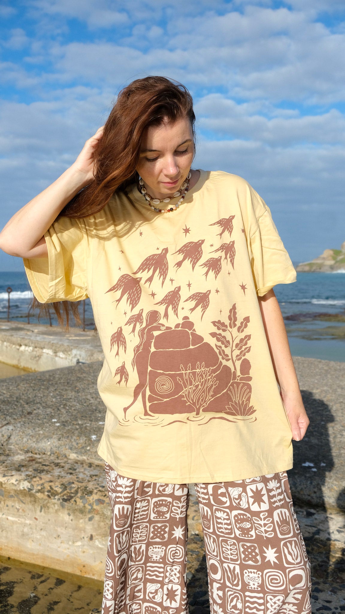 Pilbara Oversized T-shirt - Caramel