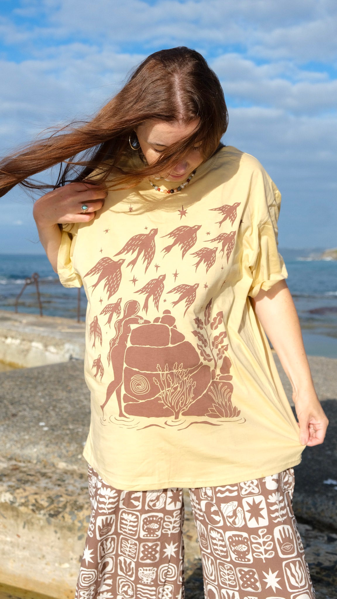 Pilbara Oversized T-shirt - Caramel