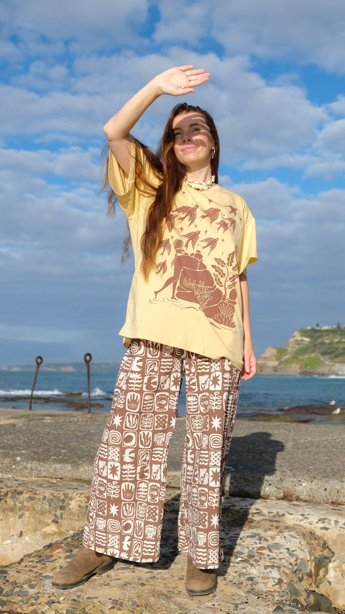 Pilbara Oversized T-shirt - Caramel