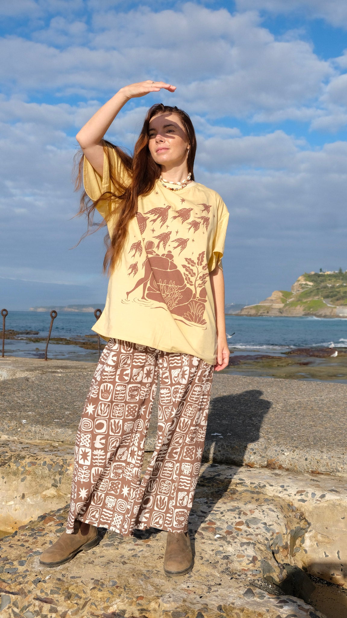 Pilbara Oversized T-shirt - Caramel