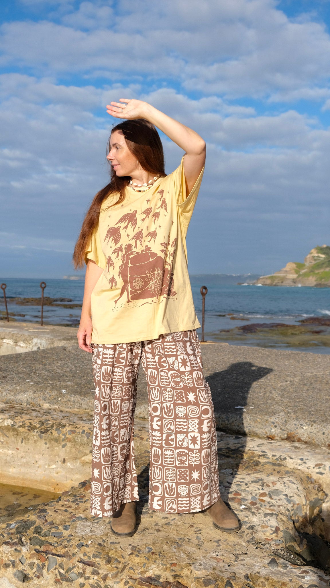 Pilbara Oversized T-shirt - Caramel