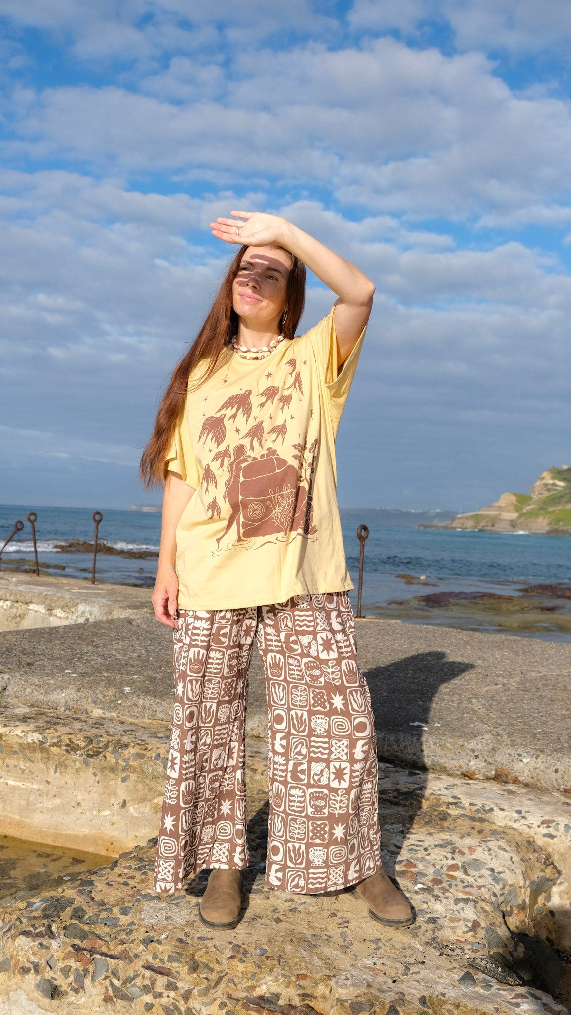 Pilbara Oversized T-shirt - Caramel