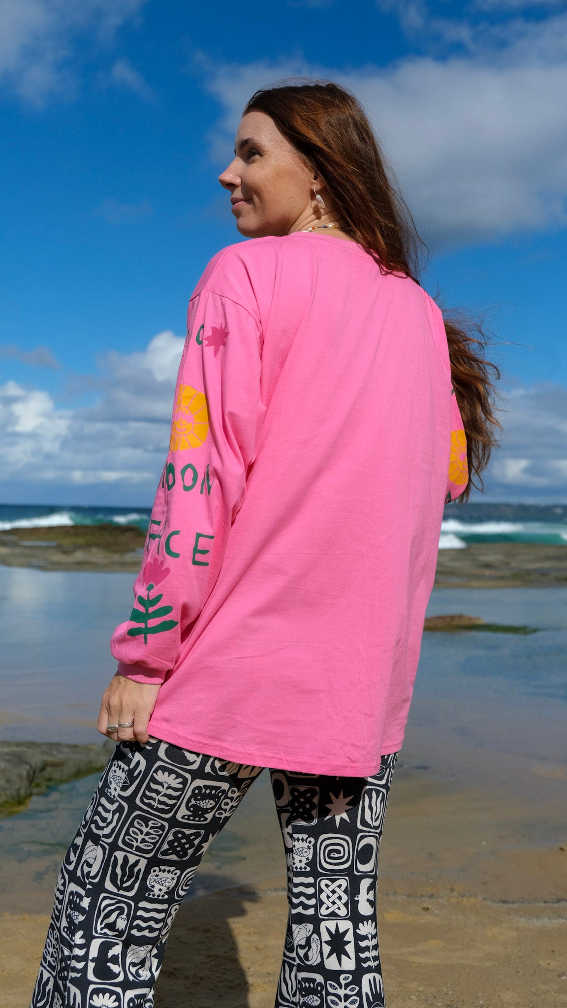 Queens Long Sleeve T-shirt - PINK