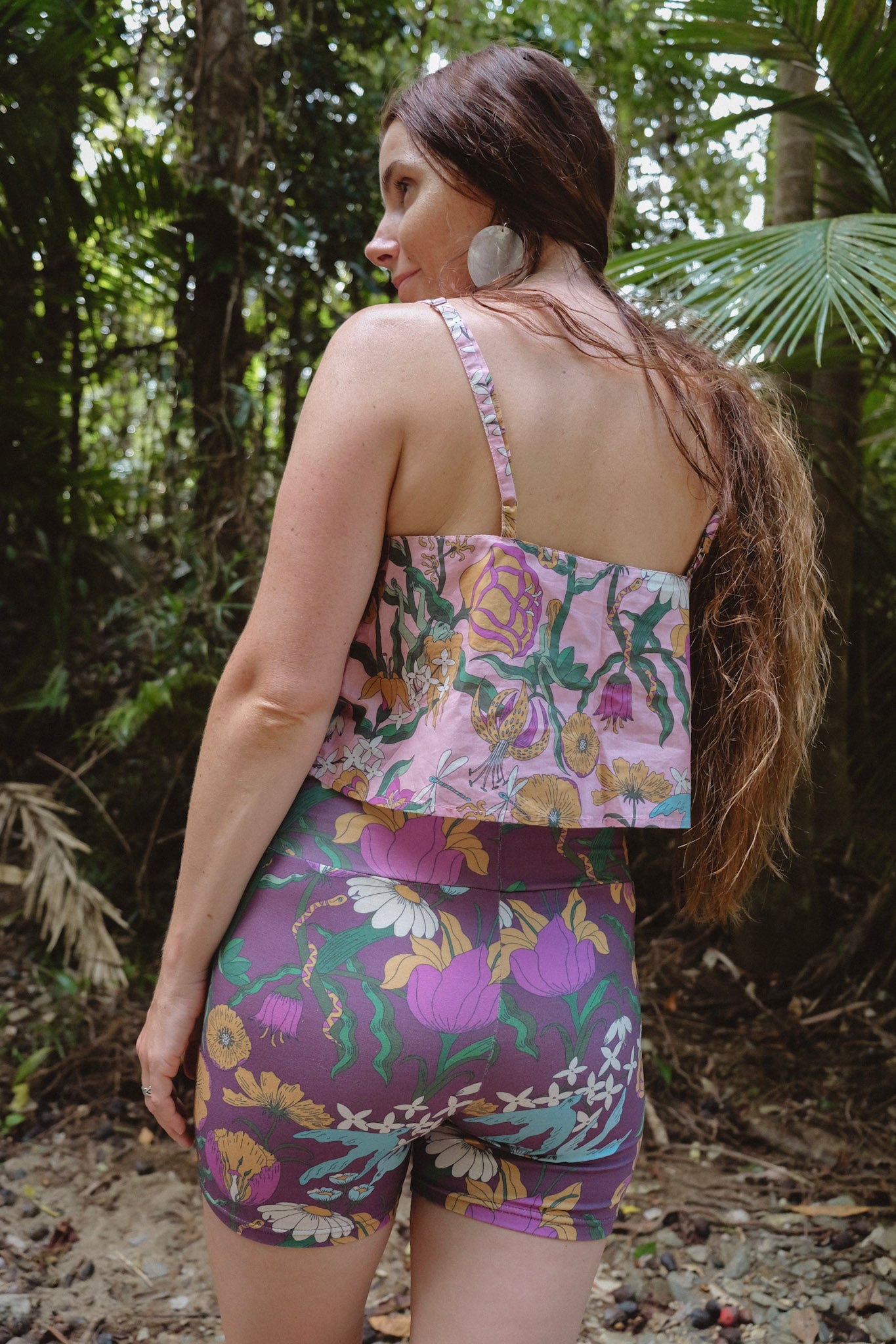 Cami Top - Witch's Garden - Soft Pink