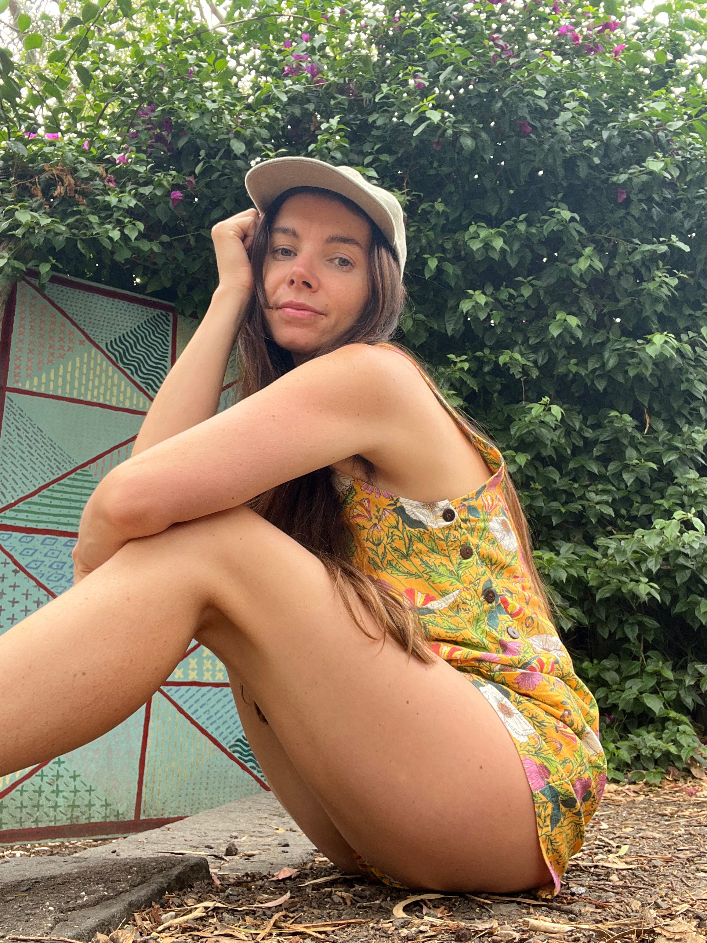 Ember Playsuit - In Bloom - Golden